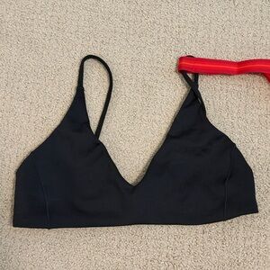 Left On Friday Navy Sunday Bikini Top